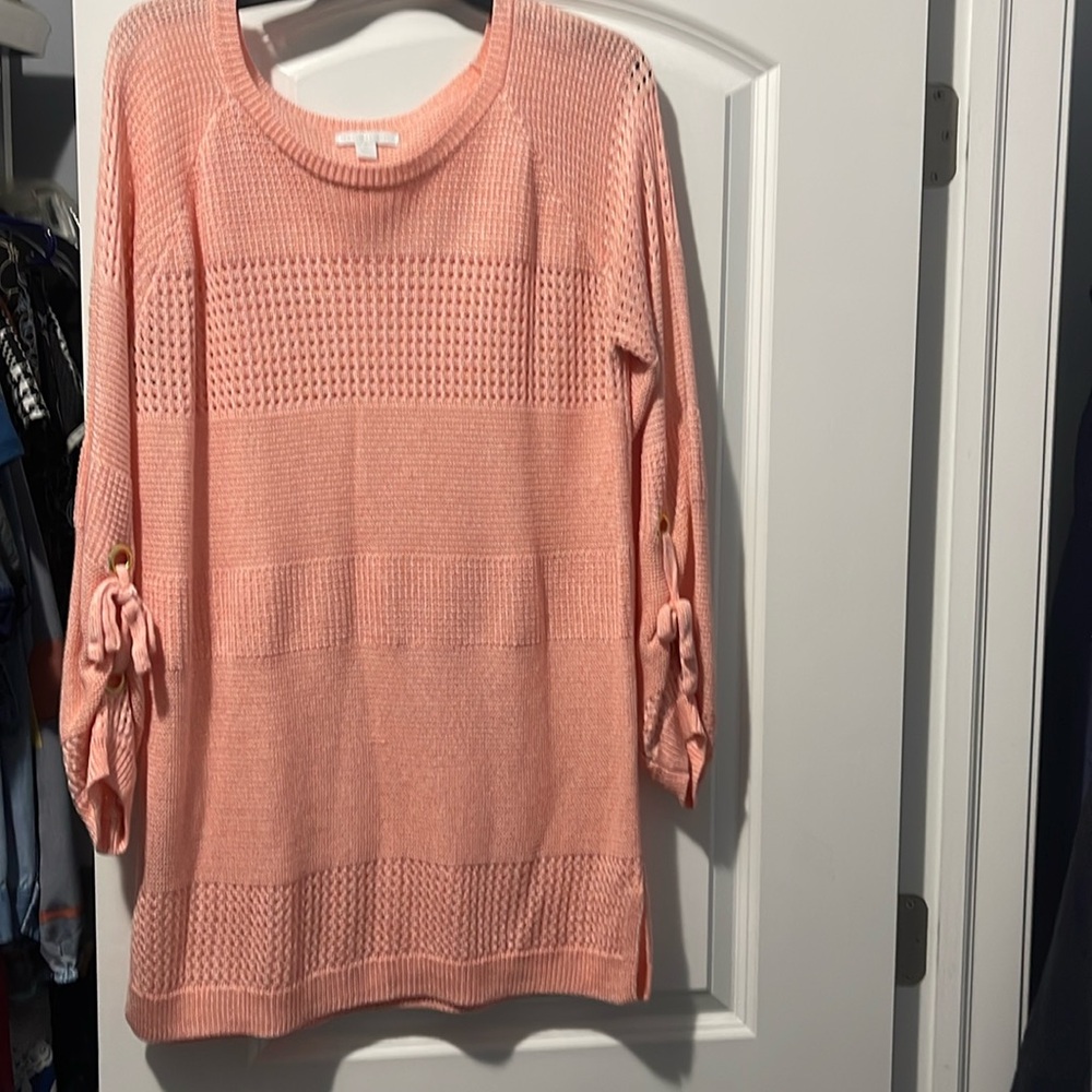 New York & Company pink sweater